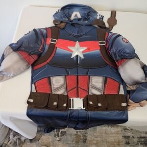 Kids Captain America Costume - With Face Mask Kids Size 11/12